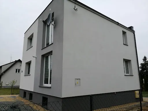 Narożnik budynku po ociepleniu